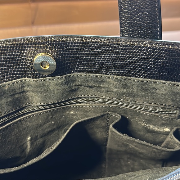 Black leather Eileen Kramer Rectangular Bag - Picture 8 of 8